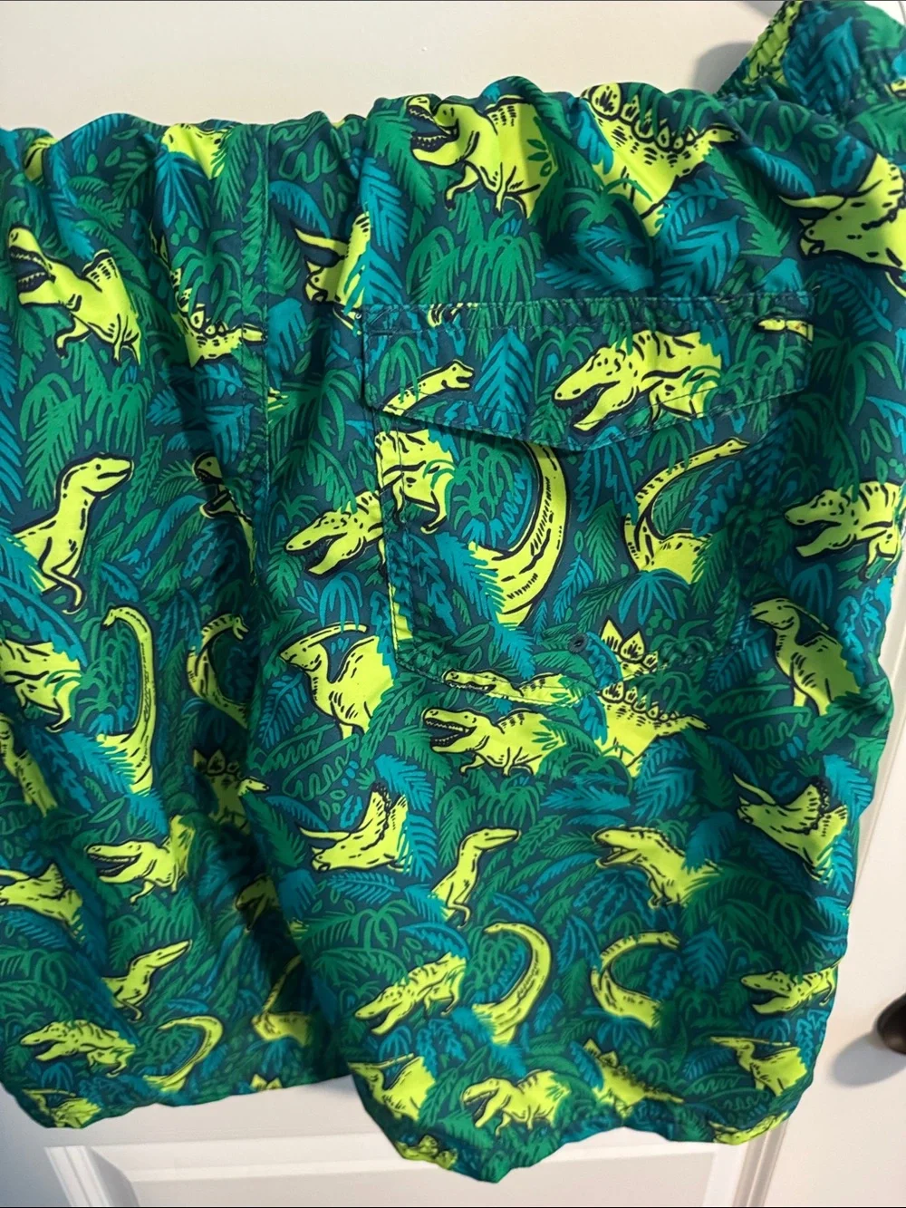 Cat & Jack boys swim trunks NWT and rashguard EUC